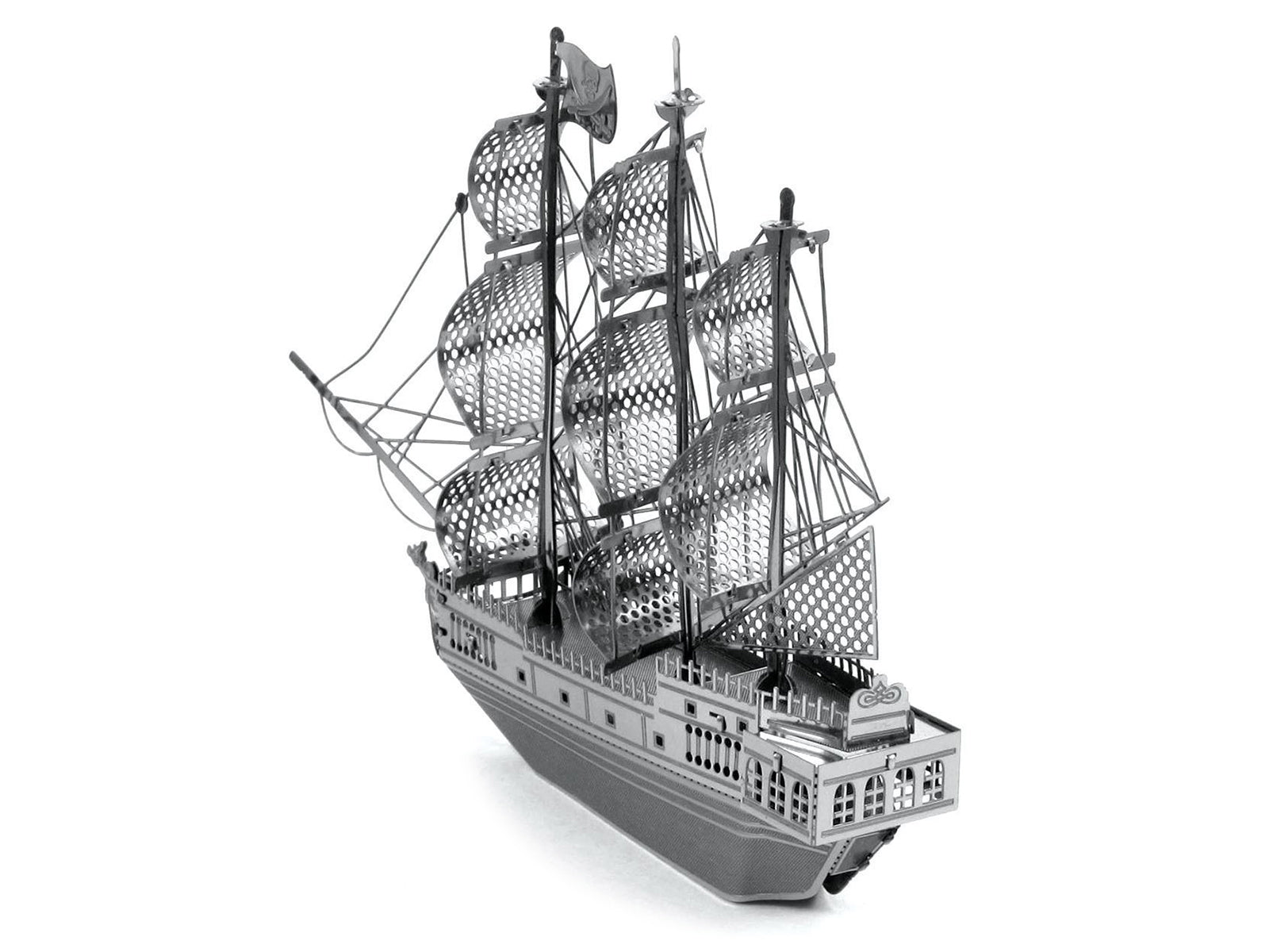 Model Kit Black Pearl Ship (Moderate Difficulty) Steel Model by Metal Earth - image 3