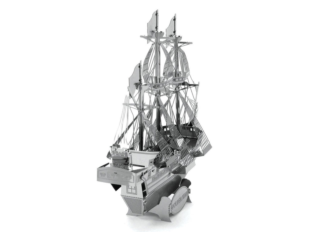 Model Kit Golden Hind Galleon (Moderate Difficulty) Steel Model by Metal Earth - image 4