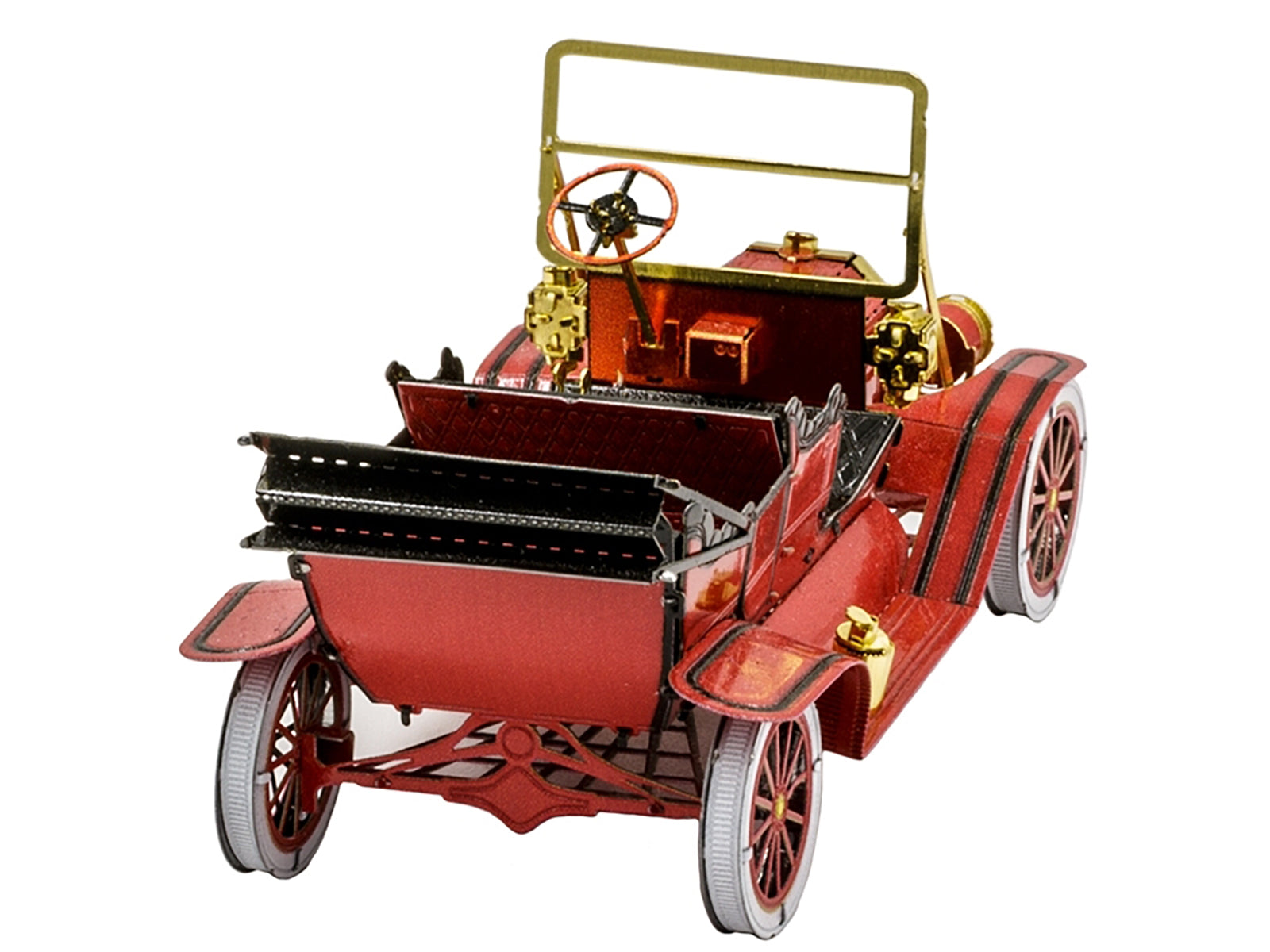 Model Kit 1908 Ford Model T Red (Moderate Difficulty) Steel Model by Metal Earth - image 3