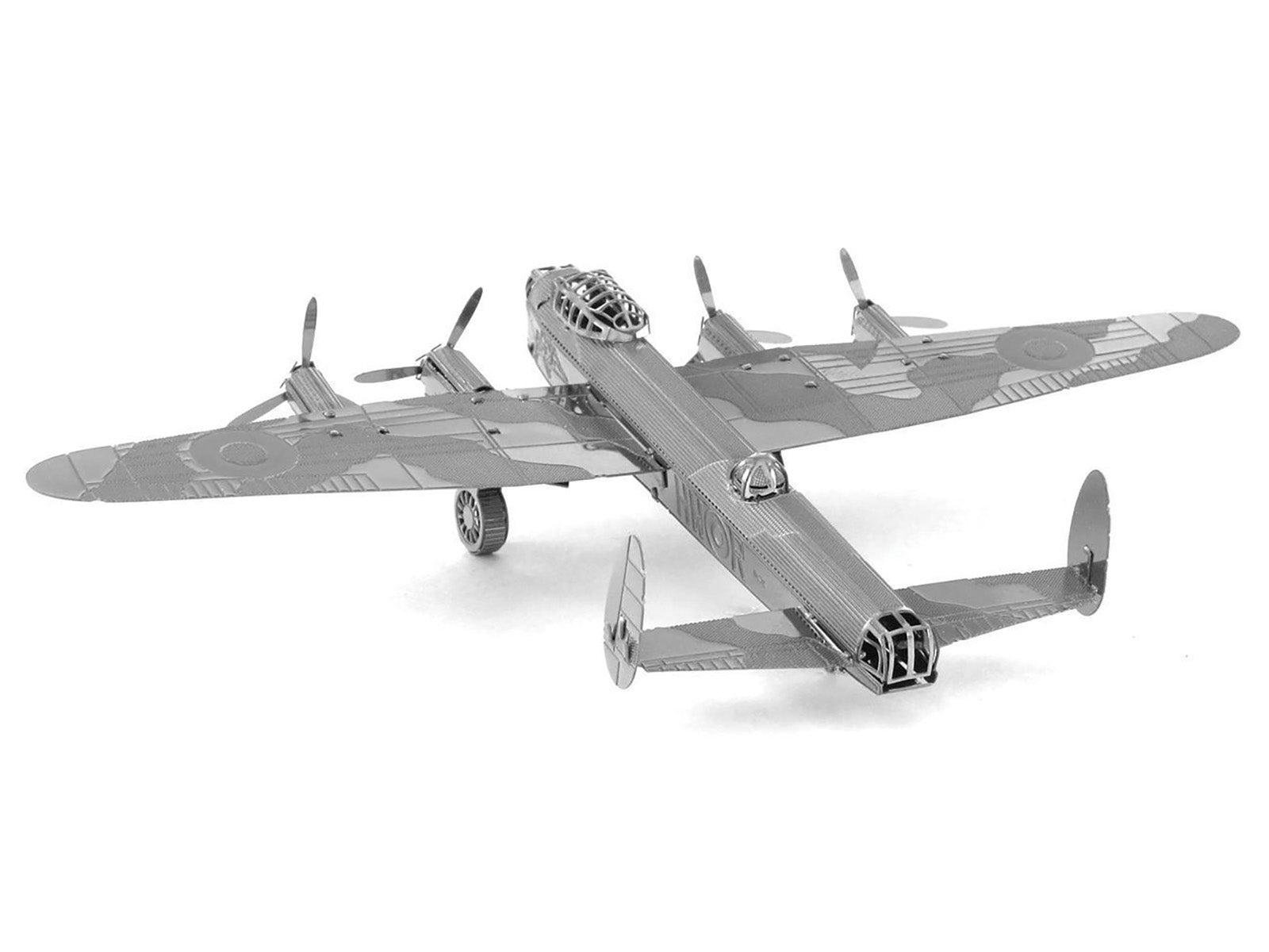 Model Kit Avro Lancaster Bomber Aircraft "Royal Air Force" (Moderate Difficulty) Steel Model by Metal Earth - image 4