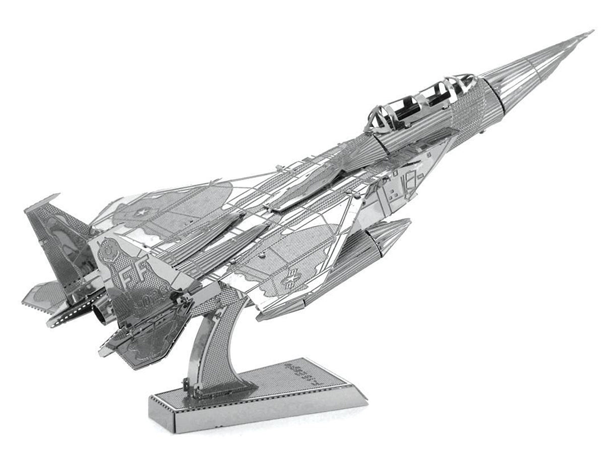 Model Kit McDonnell Douglas F-15 Eagle Fighter Aircraft (Moderate Difficulty) Steel Model by Metal Earth - image 4
