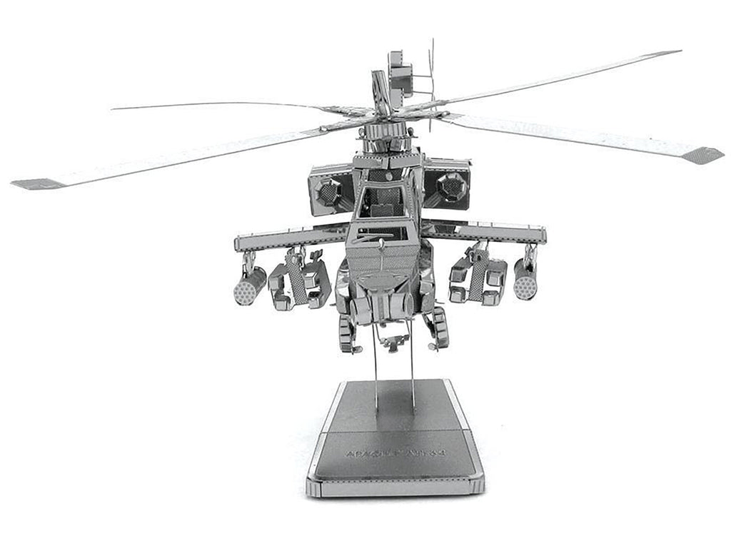 Model Kit Boeing AH-64 Apache Attack Helicopter (Moderate Difficulty) Steel Model by Metal Earth - image 2