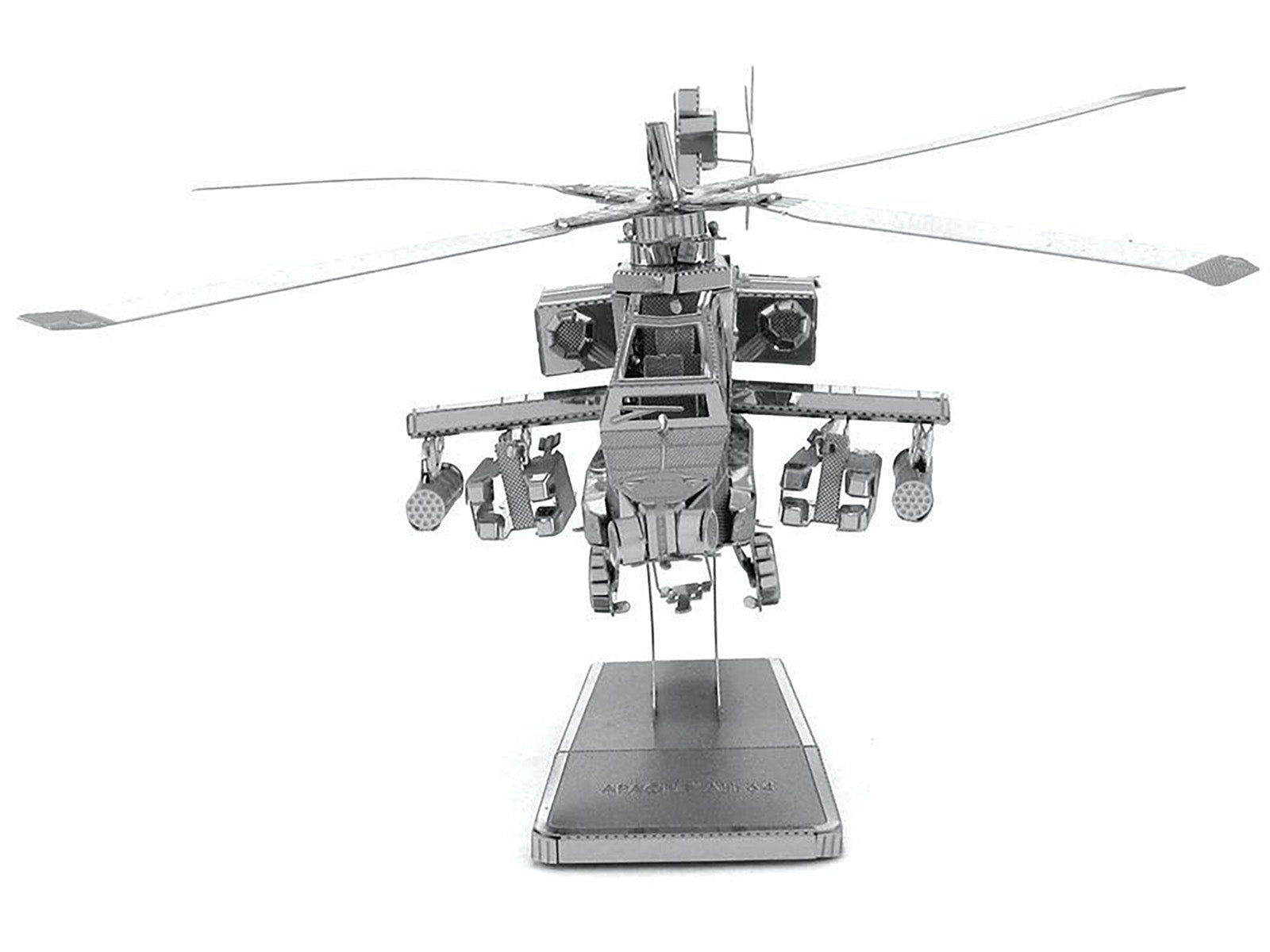 Model Kit Boeing AH-64 Apache Attack Helicopter (Moderate Difficulty) Steel Model by Metal Earth - image 2