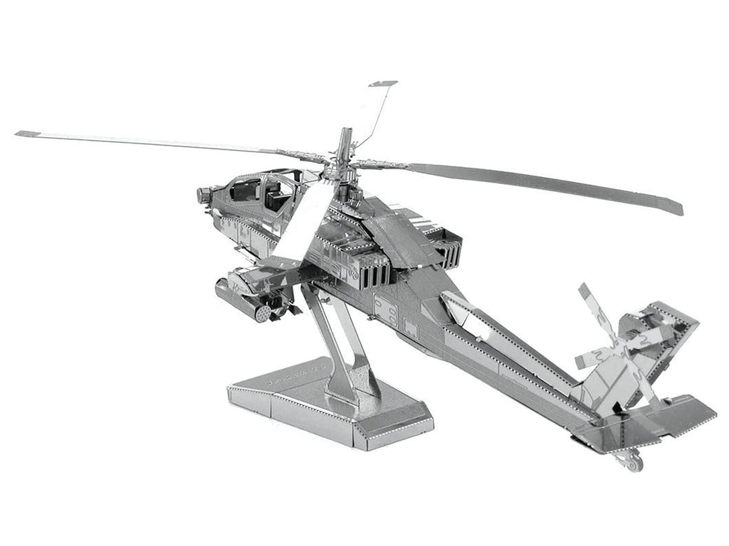 Model Kit Boeing AH-64 Apache Attack Helicopter (Moderate Difficulty) Steel Model by Metal Earth - image 4