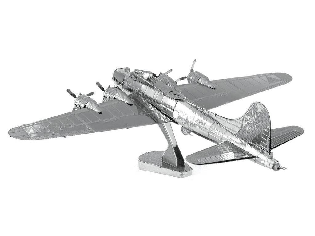 Model Kit Boeing B-17 Flying Fortress Bomber Aircraft (Moderate Difficulty) Steel Model by Metal Earth - image 3