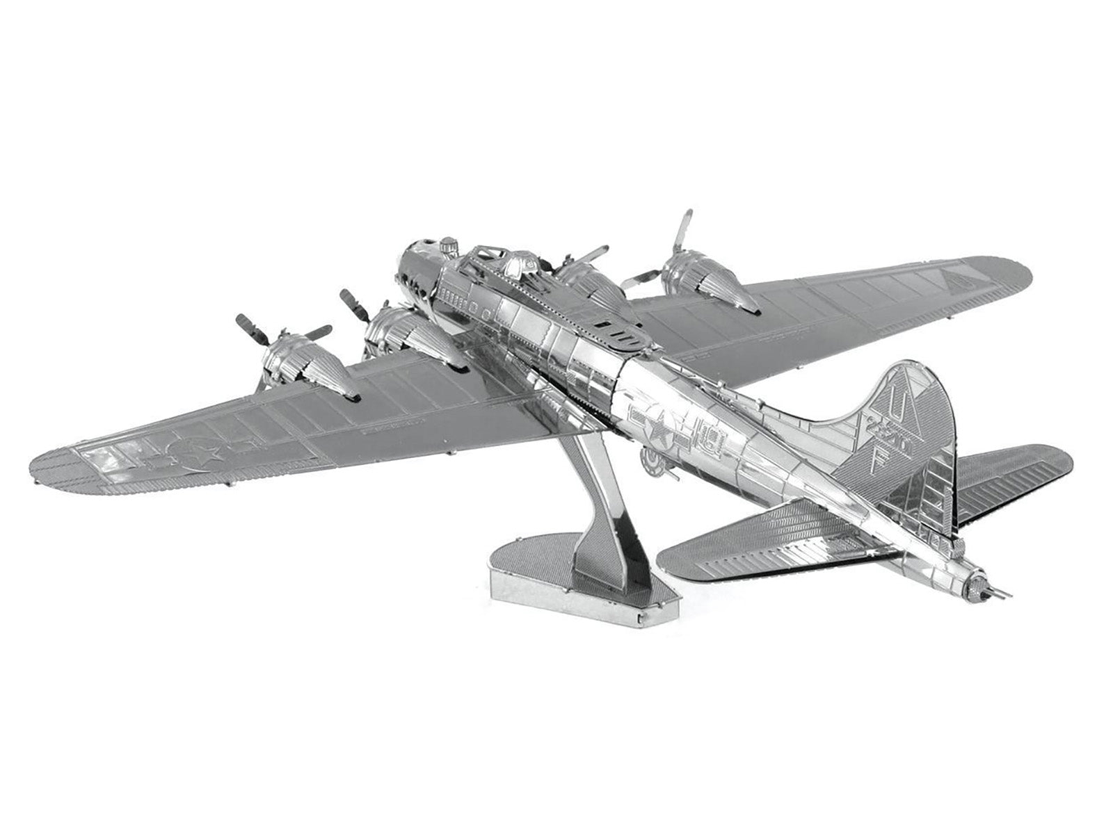 Model Kit Boeing B-17 Flying Fortress Bomber Aircraft (Moderate Difficulty) Steel Model by Metal Earth - image 3