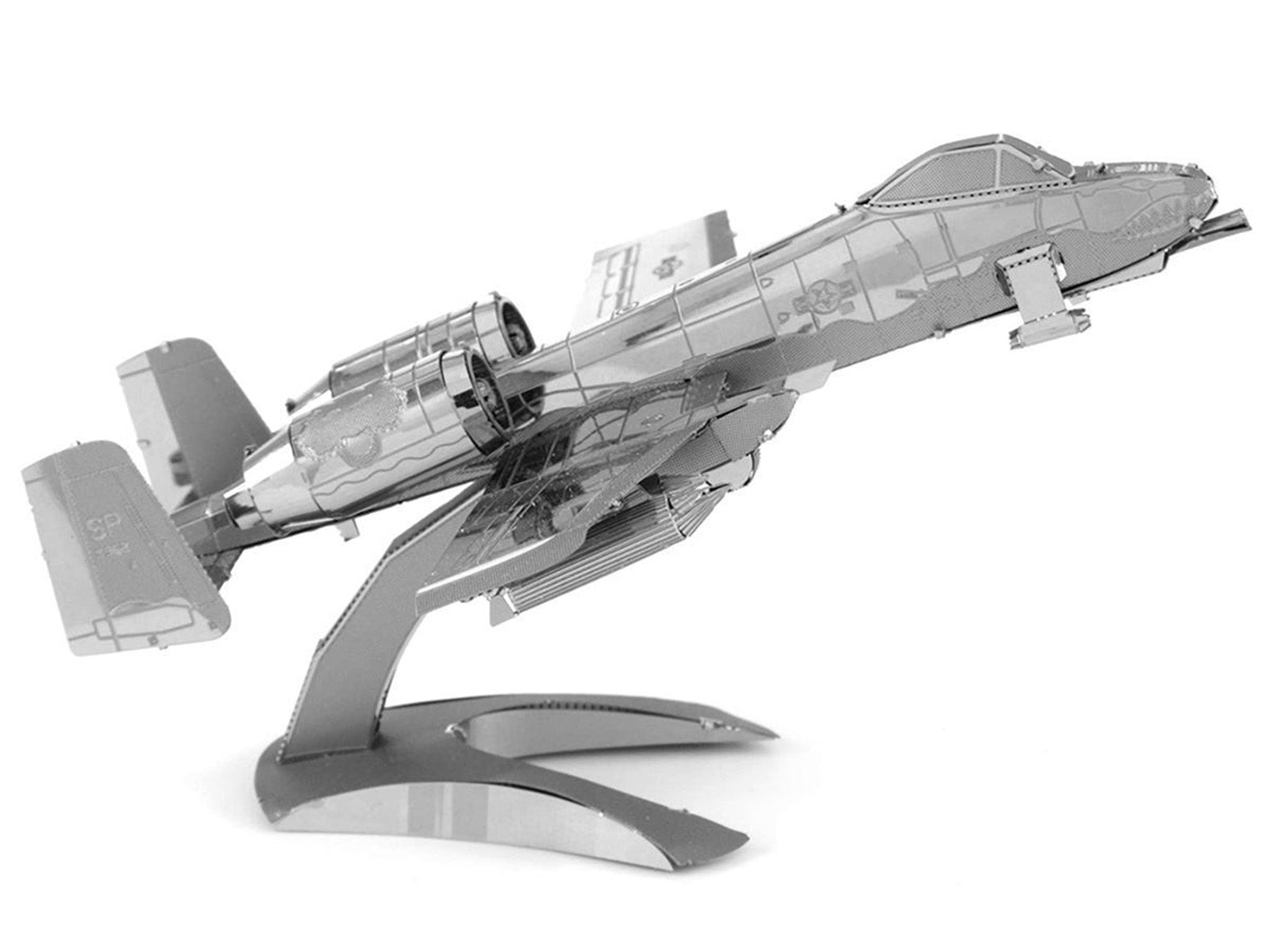 Model Kit Fairchild Republic A-10 Thunderbolt II "Warthog" Attack Aircraft (Moderate Difficulty) Steel Model by Metal Earth - image 2