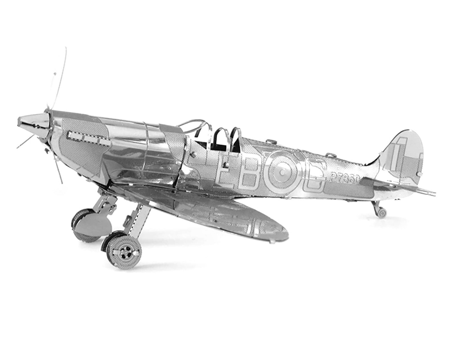 Model Kit Supermarine Spitfire Fighter Aircraft "Royal Air Force" (Easy Difficulty) Steel Model by Metal Earth - image 2