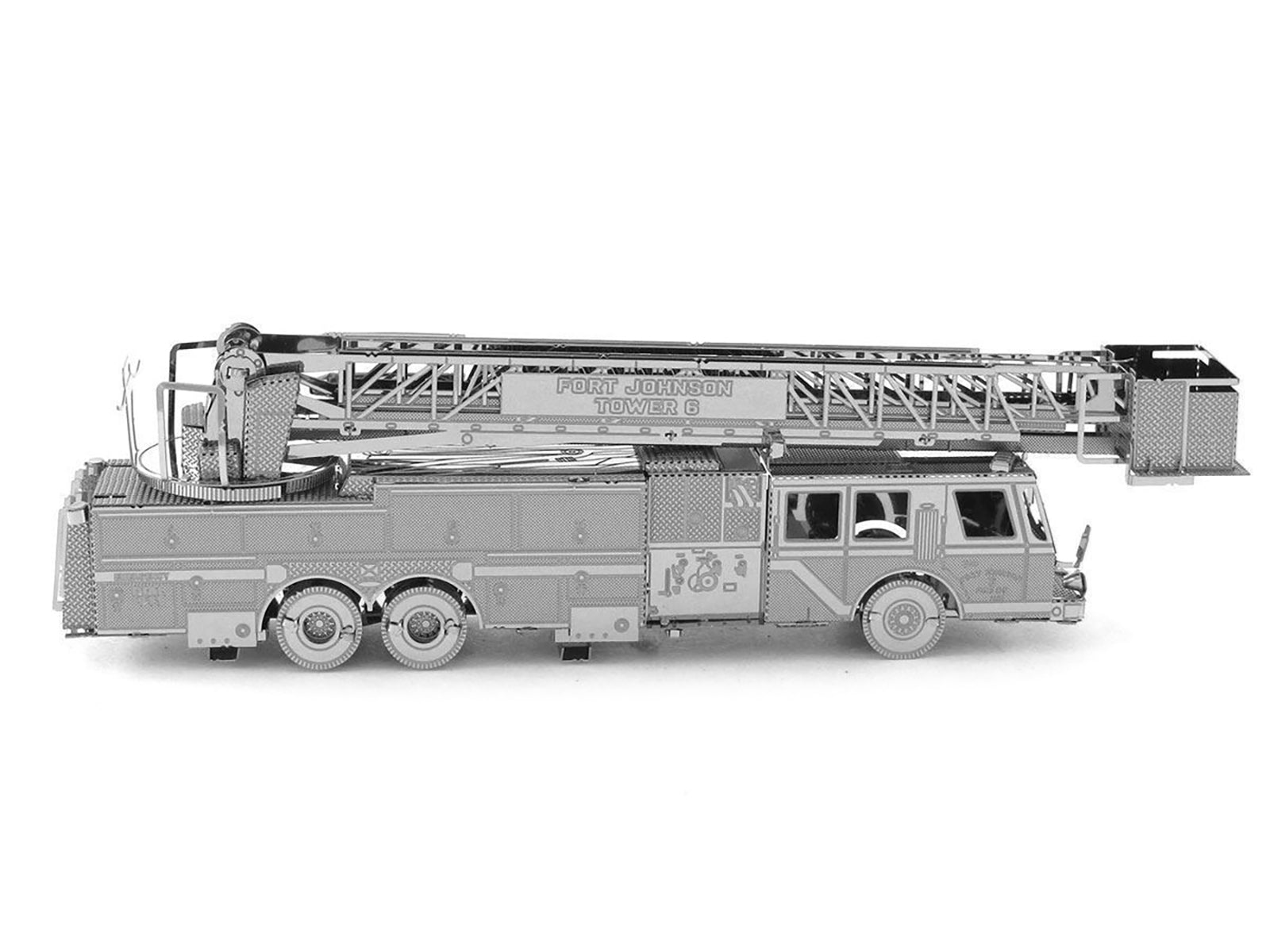 Model Kit Fire Engine "Fort Johnson Tower 6" (Moderate Difficulty) Steel Model by Metal Earth - image 2