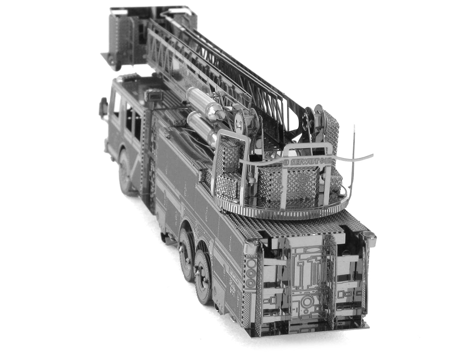 Model Kit Fire Engine "Fort Johnson Tower 6" (Moderate Difficulty) Steel Model by Metal Earth - image 4