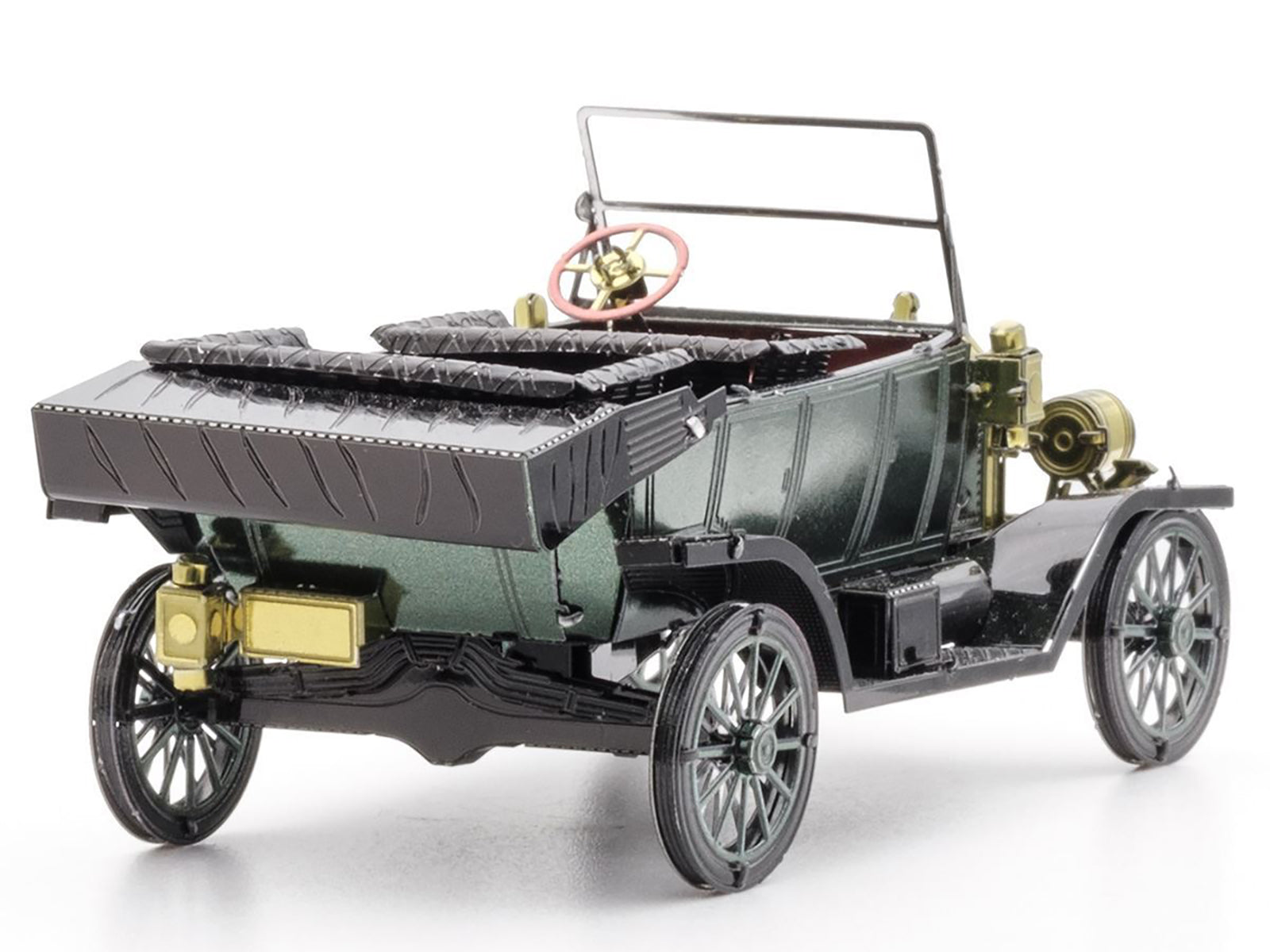 Model Kit 1910 Ford Model T Green (Moderate Difficulty) Steel Model by Metal Earth - image 2