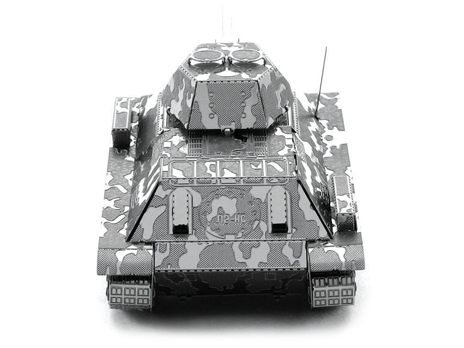 Model Kit Soviet T-34 Tank (Moderate Difficulty) Steel Model by Metal Earth - image 4