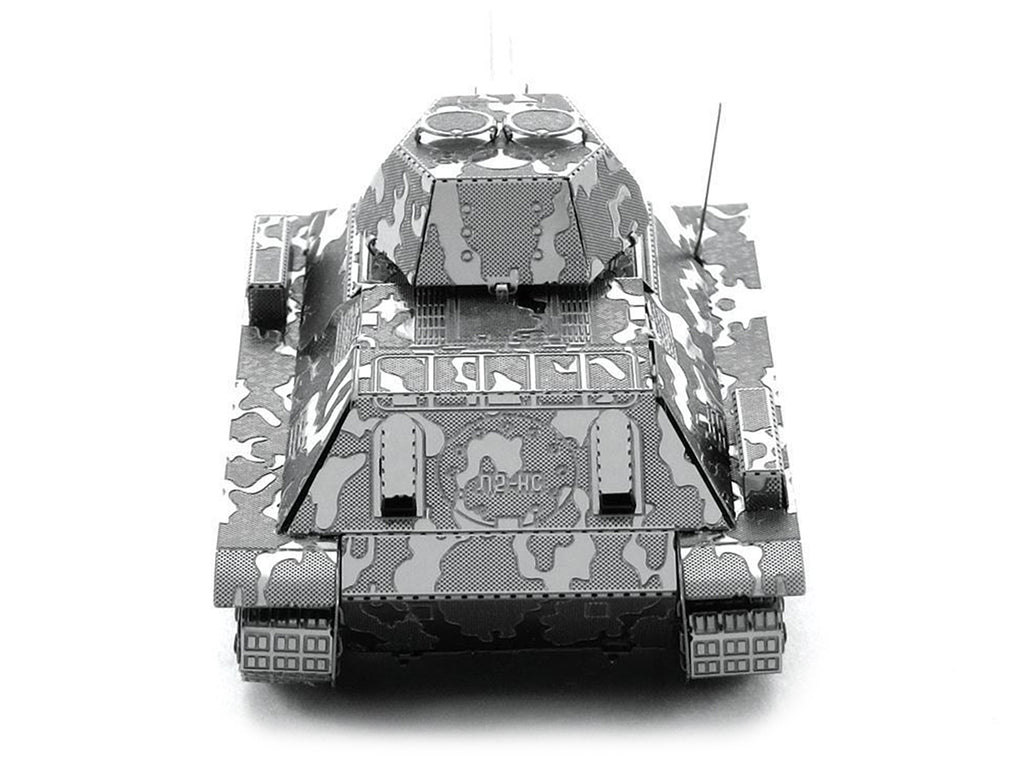Model Kit Soviet T-34 Tank (Moderate Difficulty) Steel Model by Metal Earth - image 4