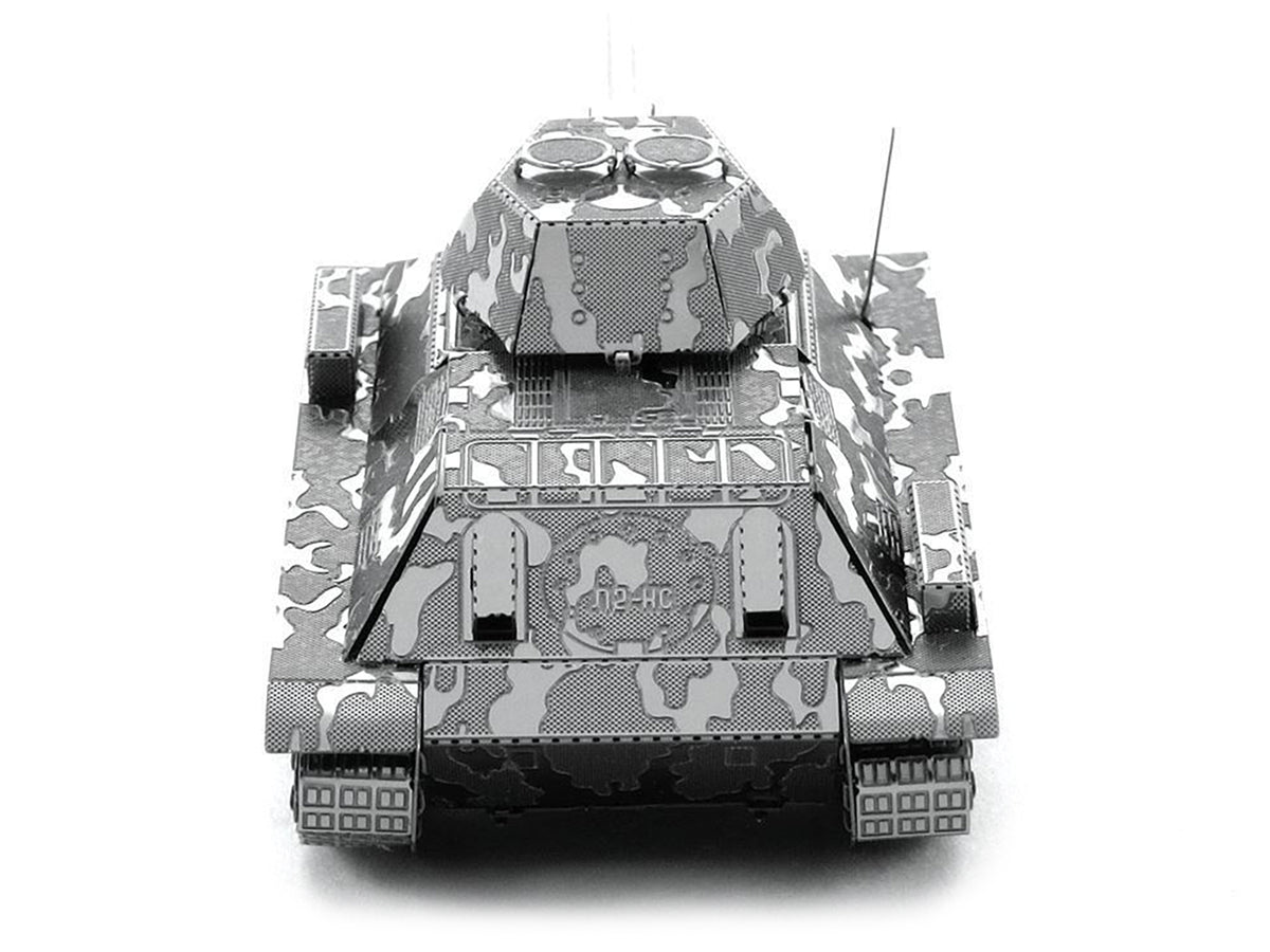 Model Kit Soviet T-34 Tank (Moderate Difficulty) Steel Model by Metal Earth - image 4
