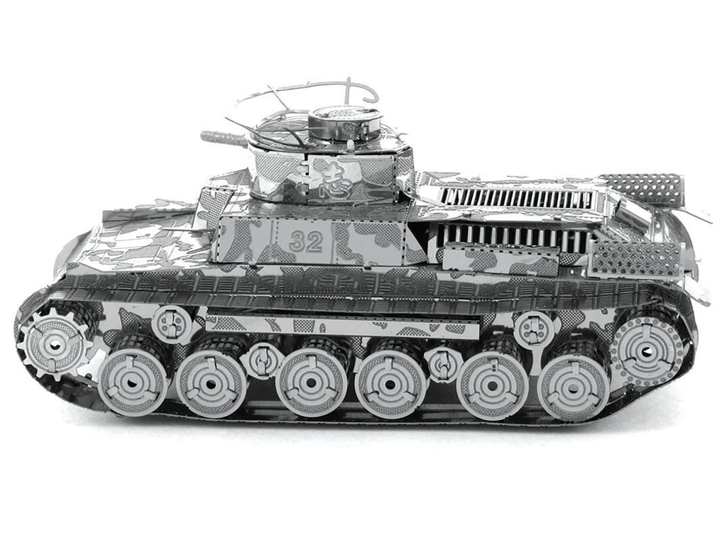 Model Kit Japanese Chi Ha Tank (Moderate Difficulty) Steel Model by Metal Earth - image 2
