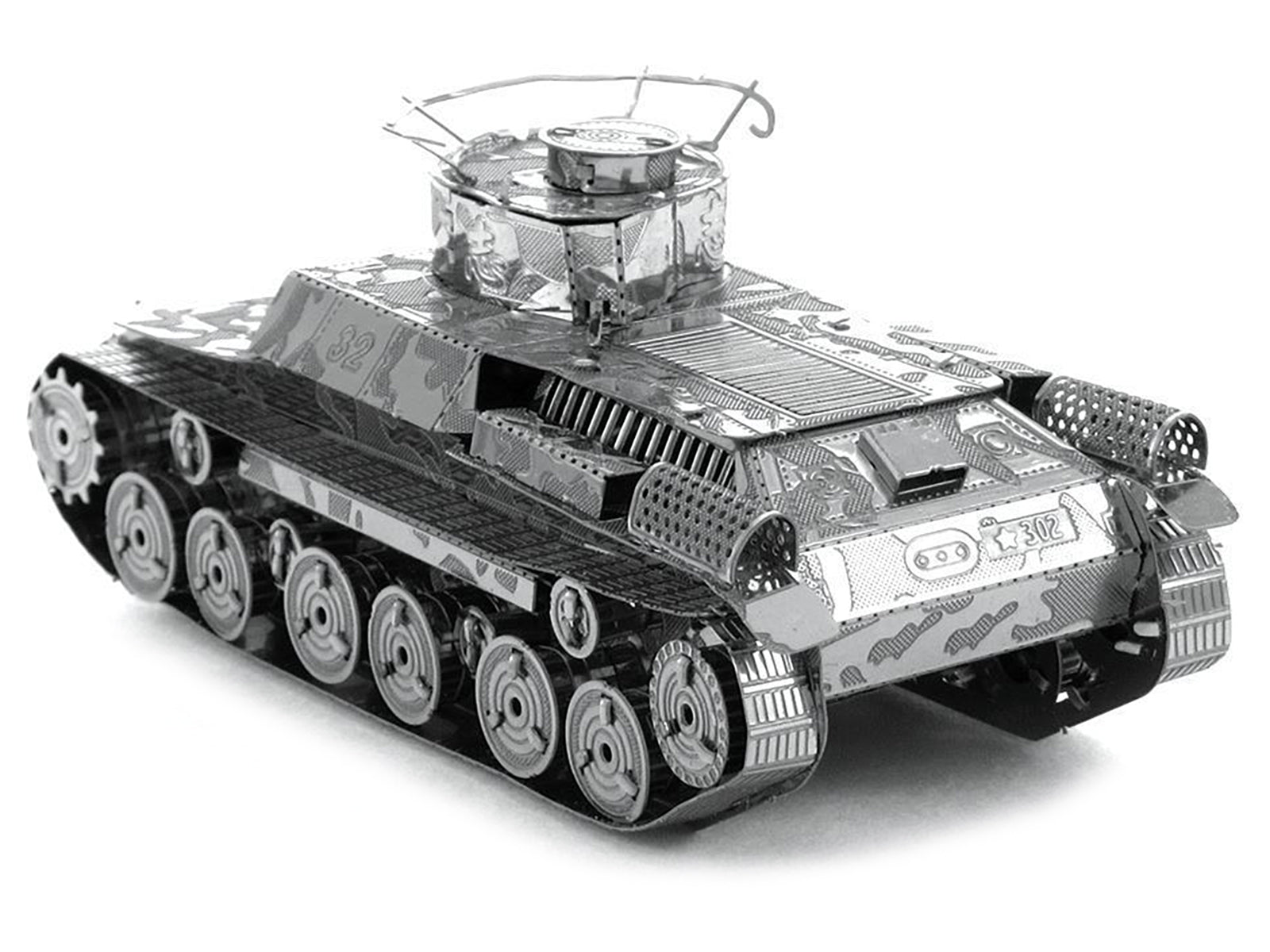 Model Kit Japanese Chi Ha Tank (Moderate Difficulty) Steel Model by Metal Earth - image 3