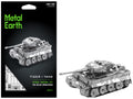 Model Kit German Tiger I Tank (Moderate Difficulty) Steel Model by Metal Earth