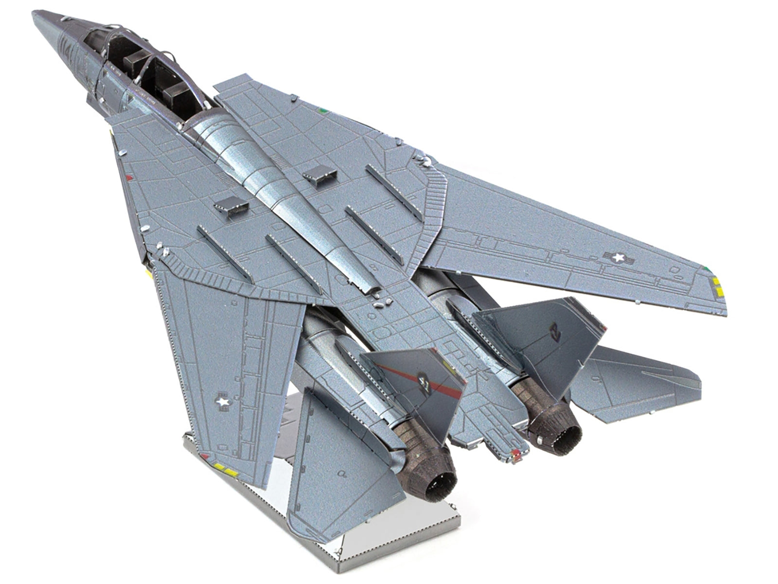 Model Kit Grumman F-14 Tomcat Fighter Aircraft "United States Navy" (Challenging Difficulty) Steel Model by Metal Earth - image 4