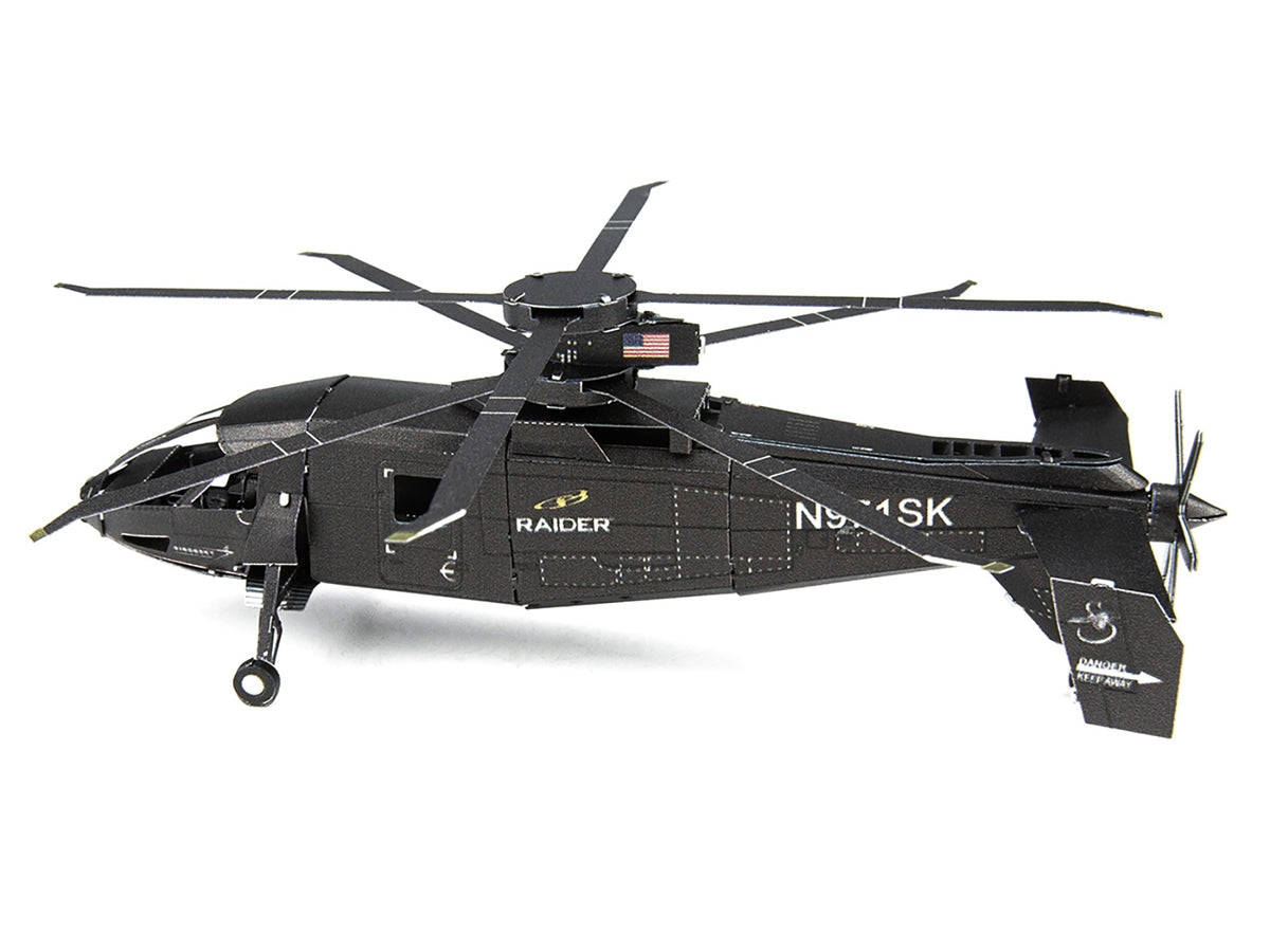 Model Kit Sikorsky S-97 Raider Attack Helicopter "United States Army" (Challenging Difficulty) Steel Model by Metal Earth - image 2
