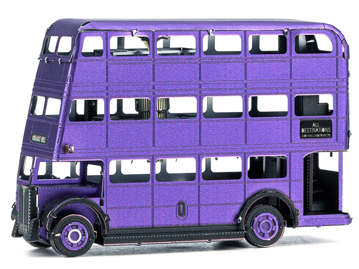 Model Kit Knight Bus Purple "Harry Potter and the Prisoner of Azkaban" (2004) Movie (Moderate Difficulty) Steel Model by Metal Earth - image 2