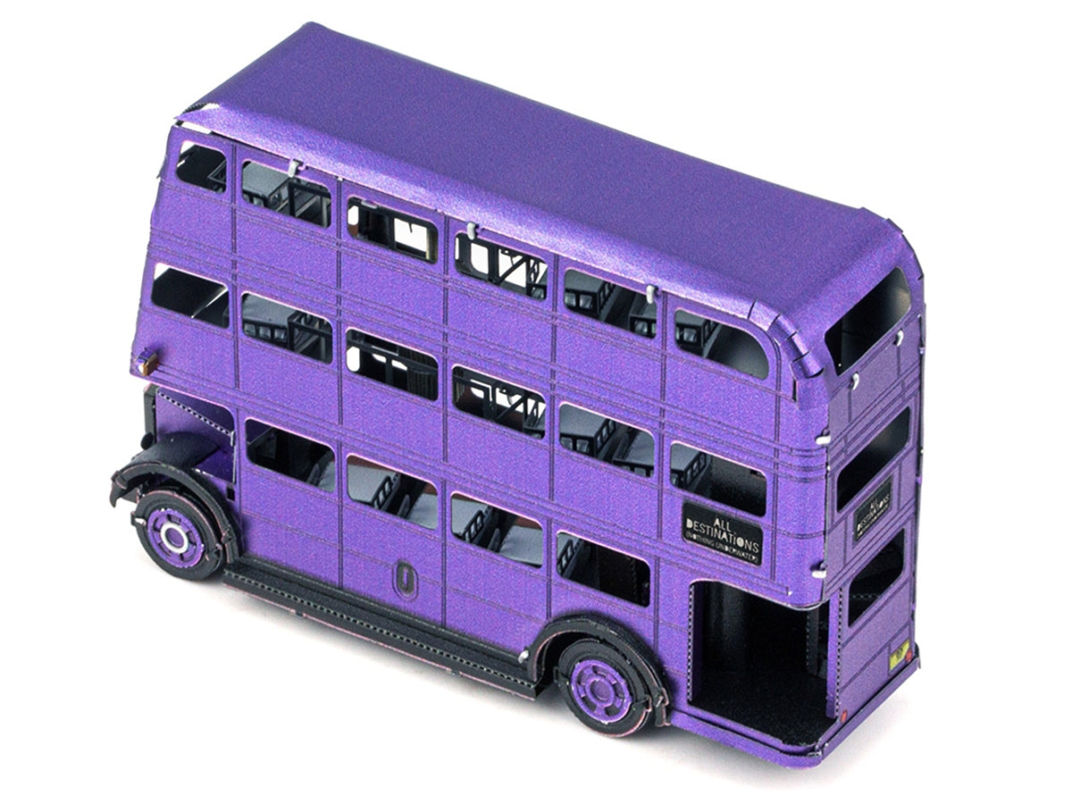 Model Kit Knight Bus Purple "Harry Potter and the Prisoner of Azkaban" (2004) Movie (Moderate Difficulty) Steel Model by Metal Earth - image 3