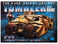 Skill 3 Model Kit Batmobile Tumbler with Bane Figure "Batman Dark Knight Trilogy" Movie Franchise 1/25 Scale Model by Moebius