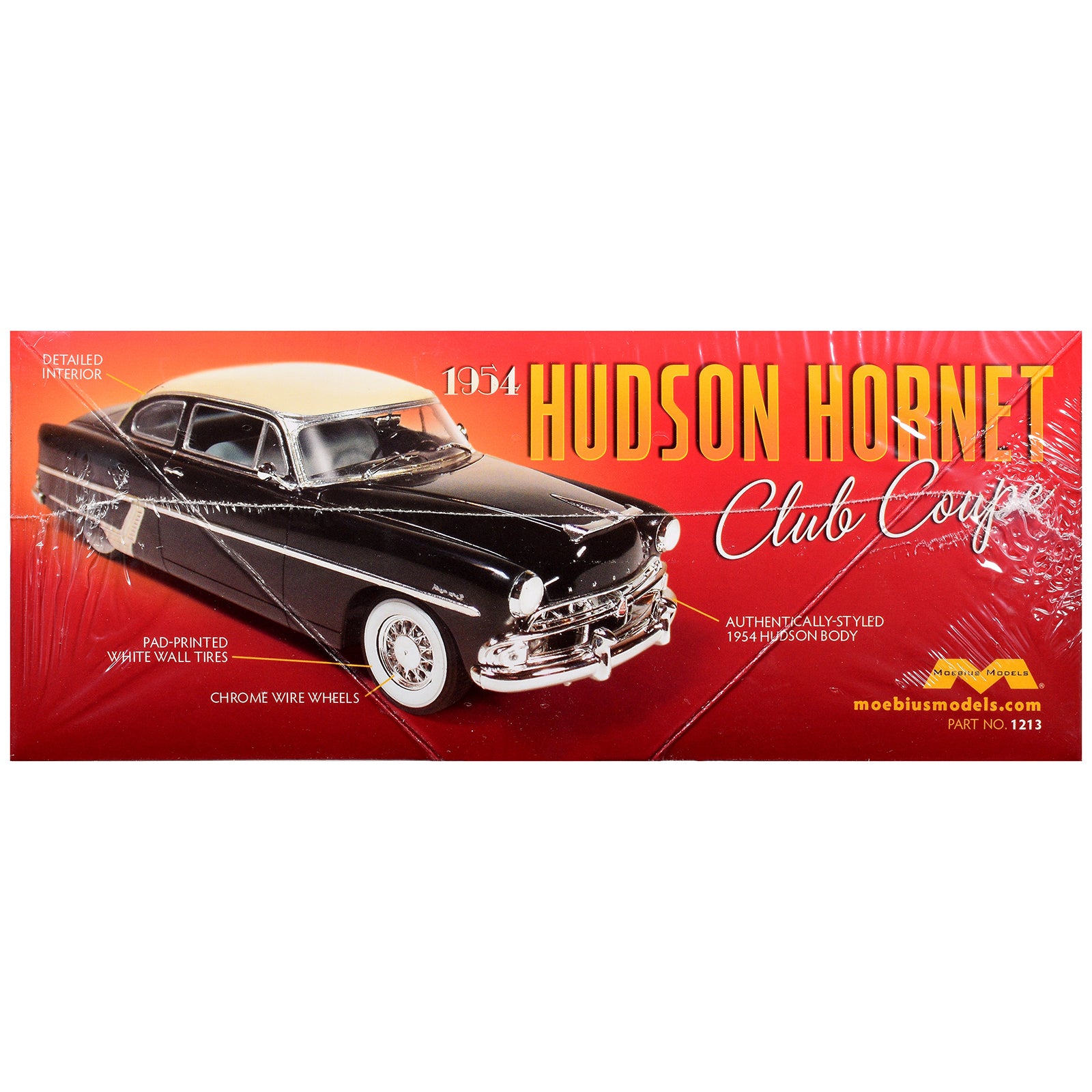 Skill 3 Model Kit 1954 Hudson Hornet Coupe 1/25 Scale Model by Moebius - image 2