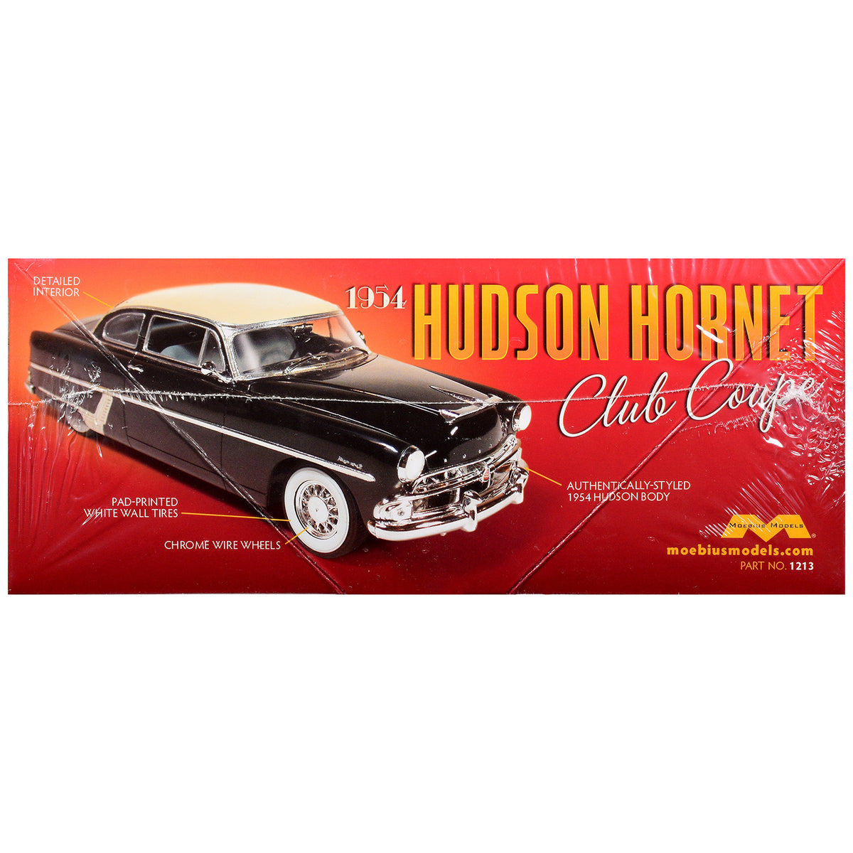 Skill 3 Model Kit 1954 Hudson Hornet Coupe 1/25 Scale Model by Moebius - image 2