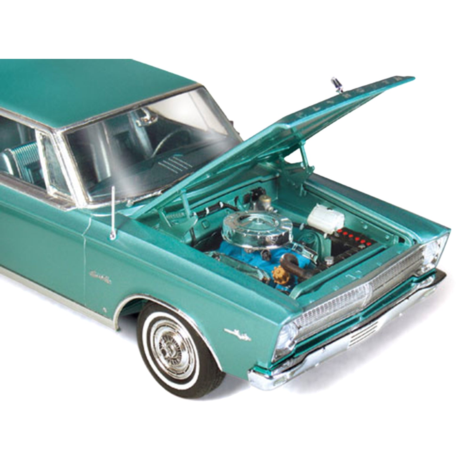 Skill 3 Model Kit 1965 Plymouth Satellite 1/25 Scale Model by Moebius - image 3