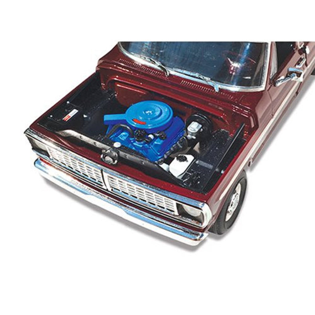 Skill 3 Model Kit 1970 Ford F-100 Custom Cab 4x4 Pickup Truck 1/25 Scale Model by Moebius - image 3