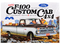 Skill 3 Model Kit 1966 Ford F-100 Custom Cab 4x4 Pickup Truck 1/25 Scale Model by Moebius
