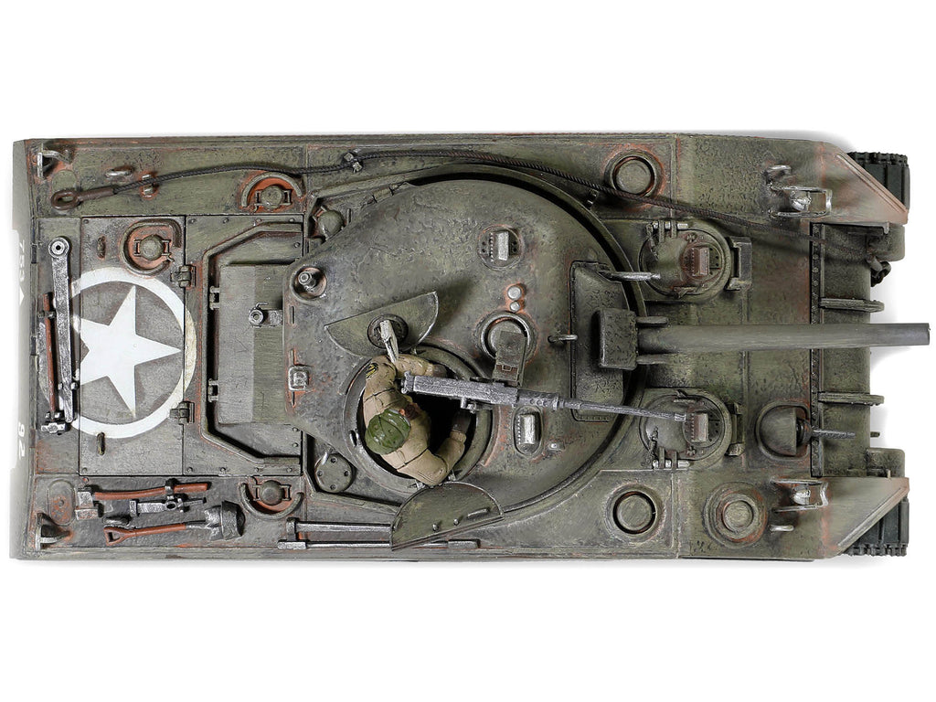Sherman M4 (75) Medium Tank U.S. "753th Tank Battalion Gustav Line Italy" (1944) "Engine Plus" Series 1/32 Diecast Model by Metal Proud - image 3