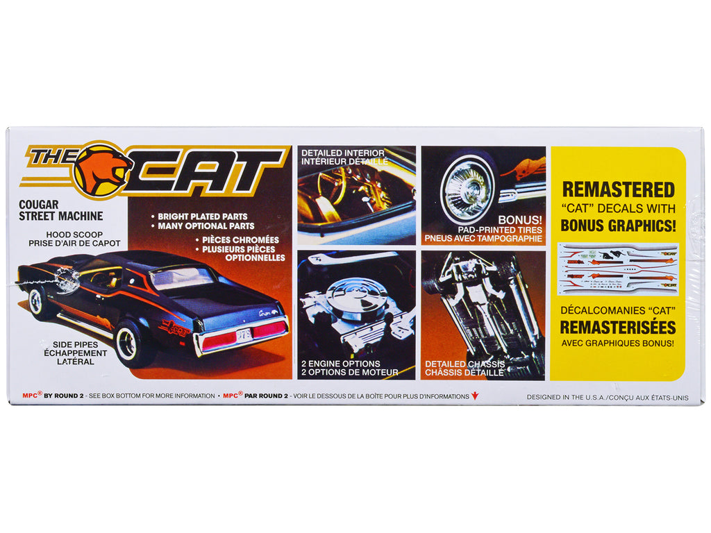Skill 2 Model Kit 1973 Mercury Cougar "The Cat" 1/25 Scale Model by MPC - image 3
