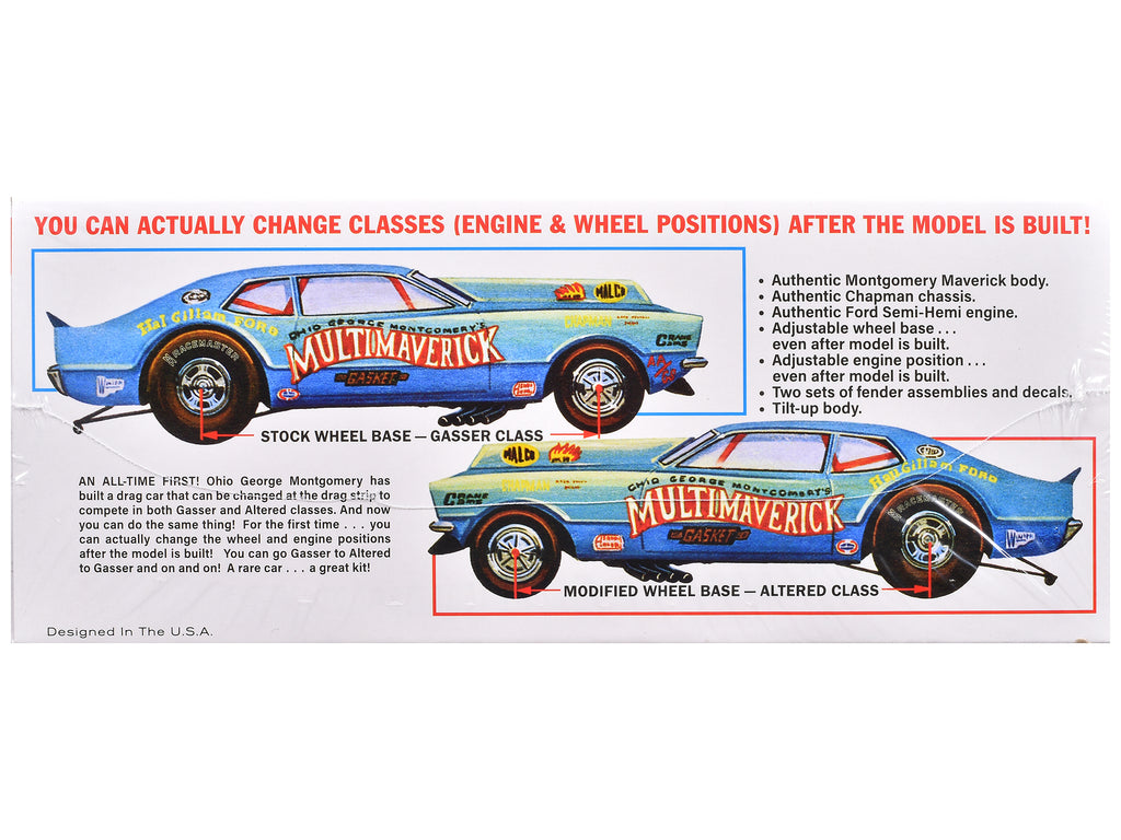 Skill 2 Model Kit "Ohio" George Montgomery's Multi Maverick Funny Car 1/25 Scale Model by MPC - image 2