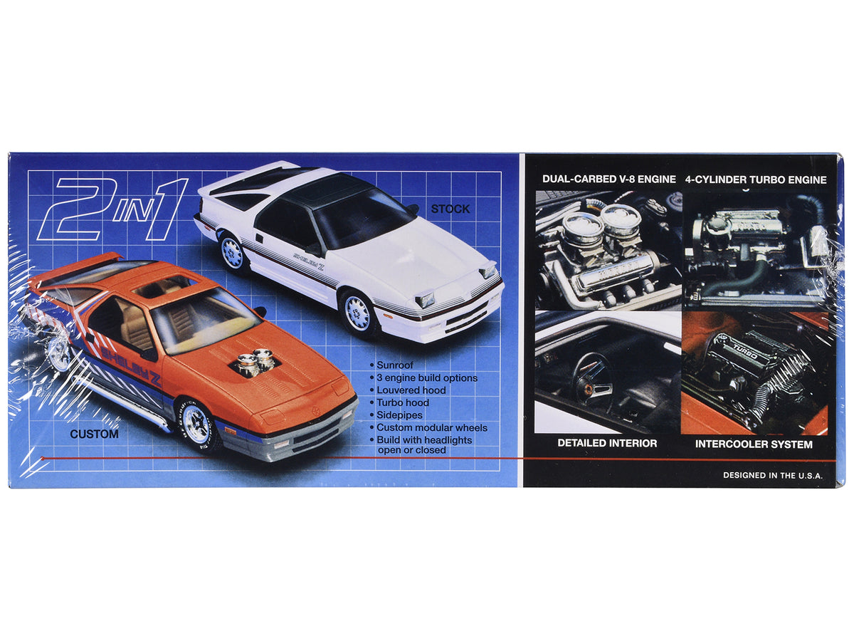 Skill 2 Model Kit 1988 Dodge Shelby Daytona Z 2-in-1 Kit 1/25 Scale Model by MPC - image 2