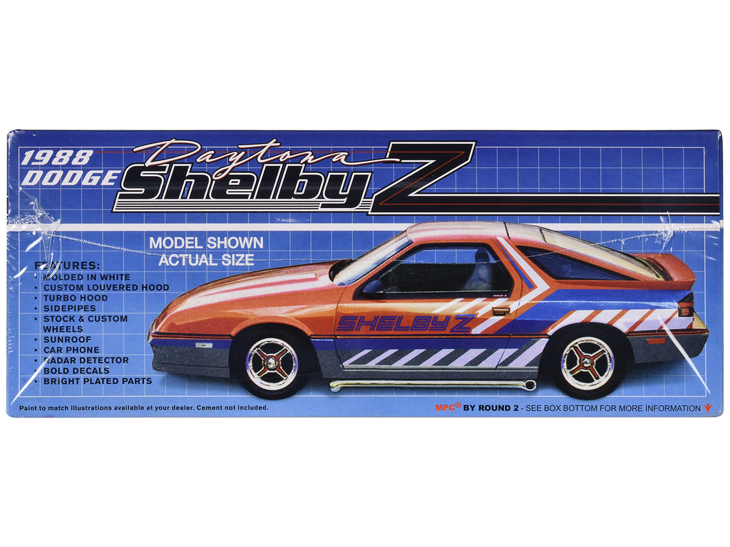 Skill 2 Model Kit 1988 Dodge Shelby Daytona Z 2-in-1 Kit 1/25 Scale Model by MPC - image 3