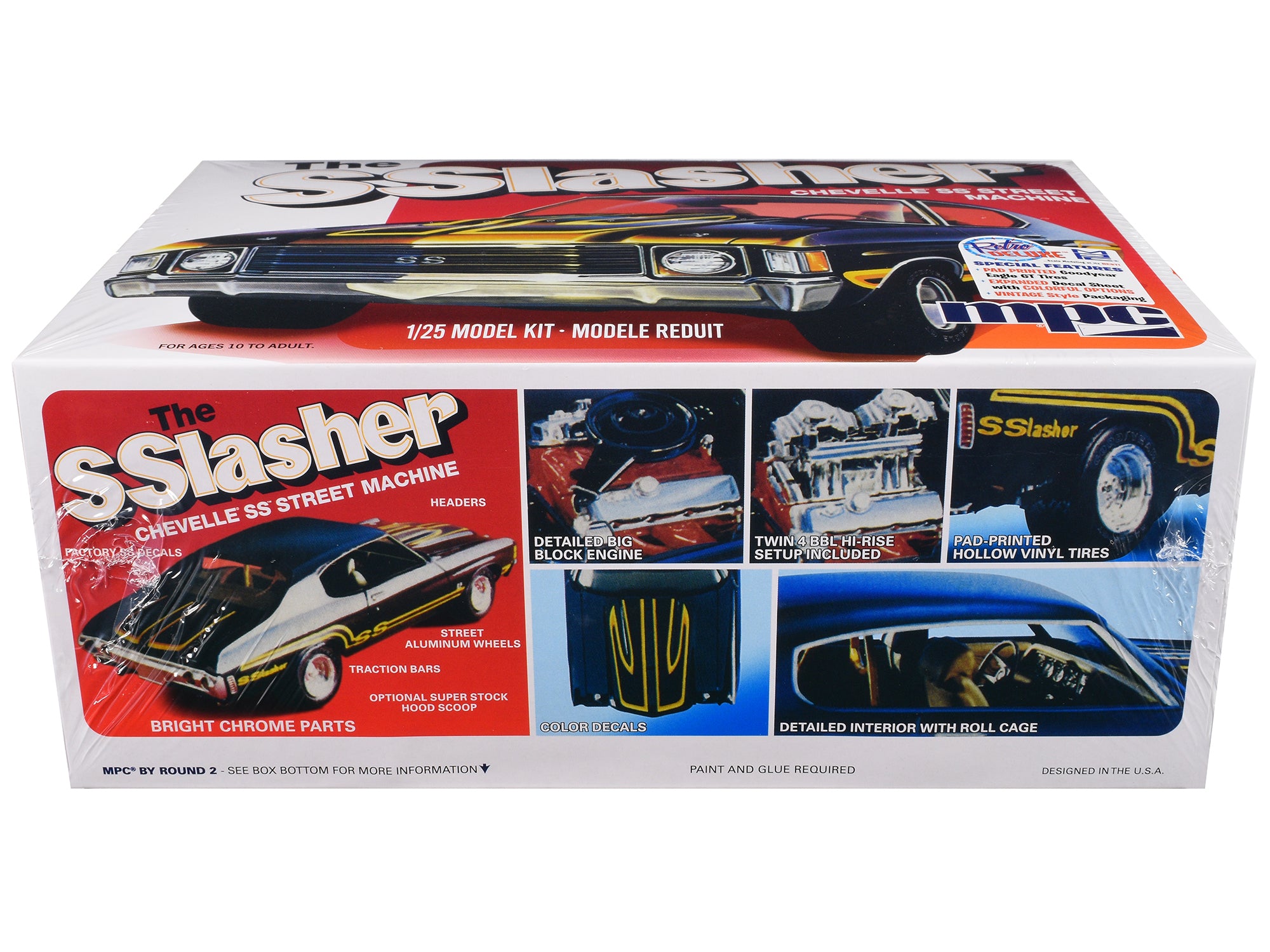Skill 2 Model Kit Chevrolet Chevelle SS Street Machine "The SSlasher" 1/25 Scale Model by MPC - image 3