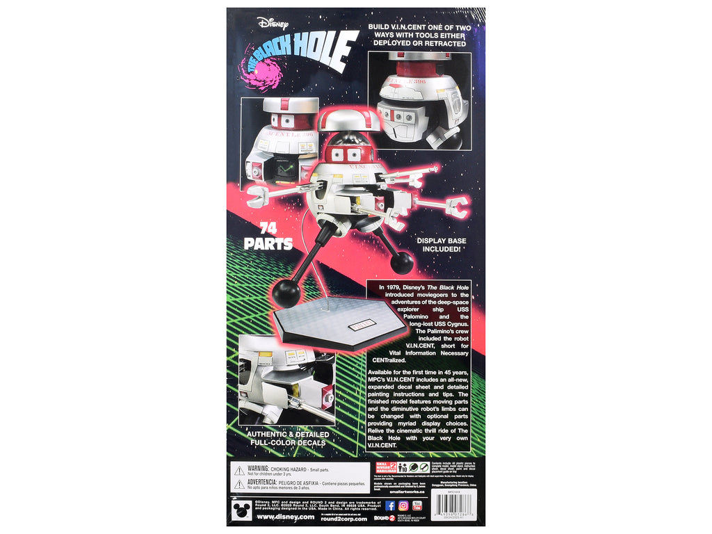 Skill 2 Model Kit V.I.N.CENT. Robot "The Black Hole" (1979) Movie 1/6 Scale Model by MPC - image 4
