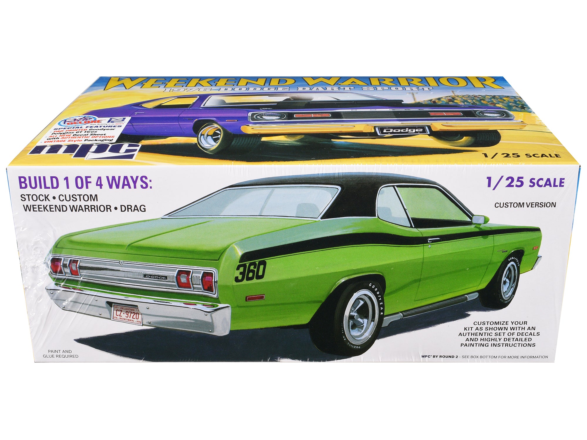 Skill 2 Model Kit 1976 Dodge Dart Sport "Weekend Warrior" 1/25 Scale Model by MPC - image 2