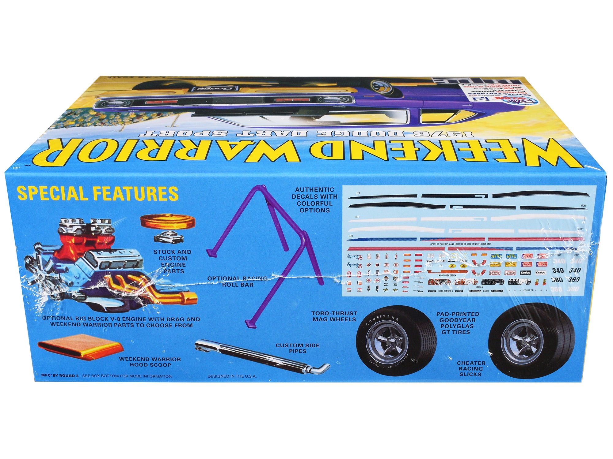 Skill 2 Model Kit 1976 Dodge Dart Sport "Weekend Warrior" 1/25 Scale Model by MPC - image 3