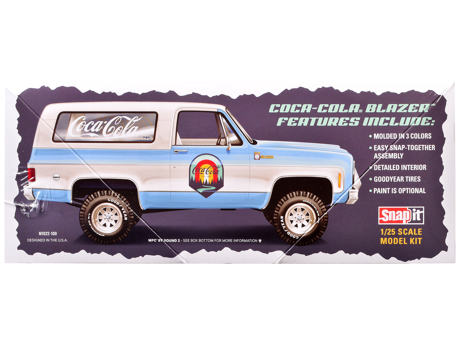 Skill 1 Model Kit Chevrolet K5 Blazer "Coca-Cola" 1/25 Scale Model by MPC - image 3