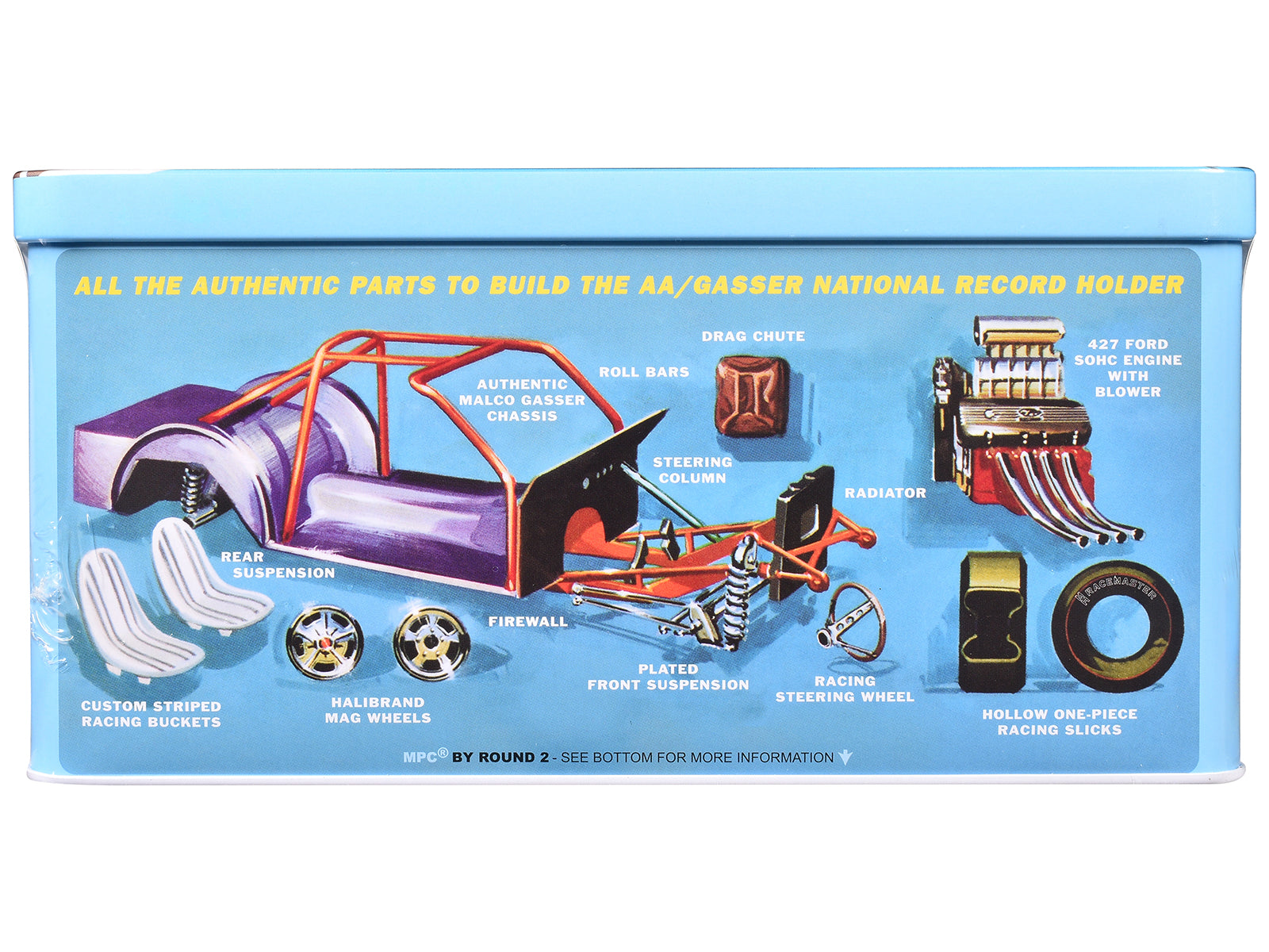 Skill 2 Model Kit Ohio George's Malco Gasser with Collector's Tin 1/25 Scale Model by MPC - image 2