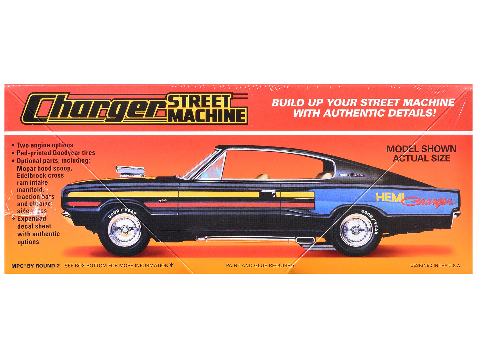 Skill 2 Model Kit 1967 Dodge Charger Street Machine 1/25 Scale Model by MPC - image 2