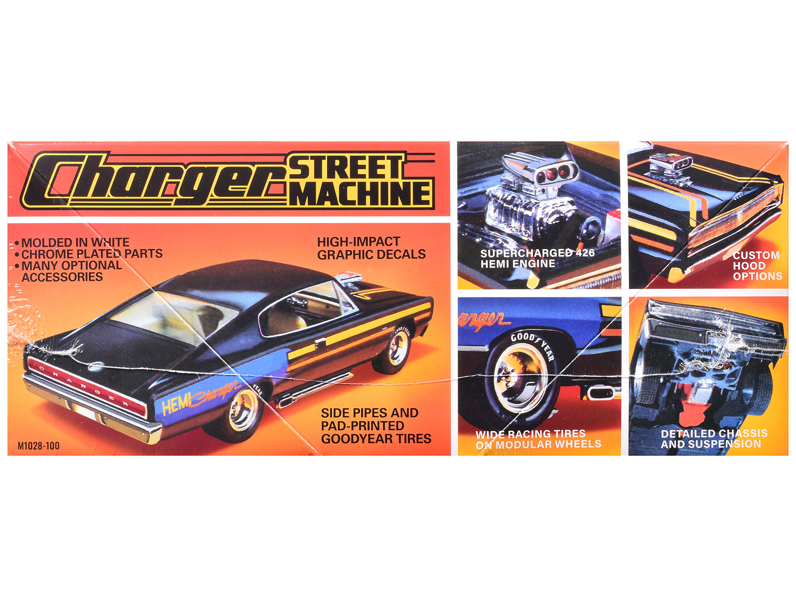 Skill 2 Model Kit 1967 Dodge Charger Street Machine 1/25 Scale Model by MPC - image 3