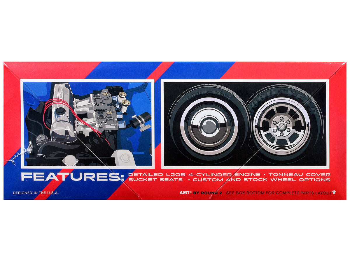 Skill 2 Model Kit 1975 Datsun Pickup Truck "BRE" 1/25 Scale Model by MPC - image 2