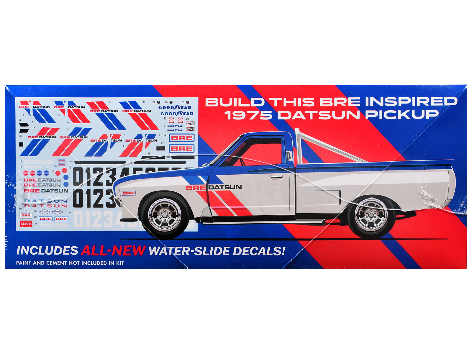 Skill 2 Model Kit 1975 Datsun Pickup Truck "BRE" 1/25 Scale Model by MPC - image 3