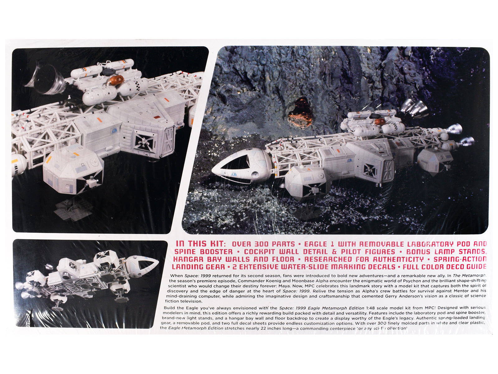 Skill 2 Model Kit Eagle Transporter Metamorph Edition "Space: 1999" (1975-1977) TV Series 1/48 Scale Model by MPC - image 4