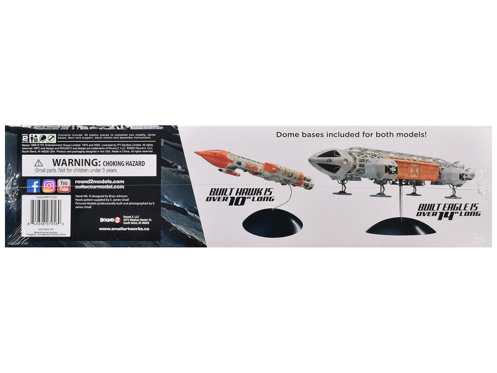 Skill 2 Model Kit Eagle and Hawk War Games Edition "Space: 1999" (1975-1977) TV Series 1/72 Scale Model by MPC - image 3