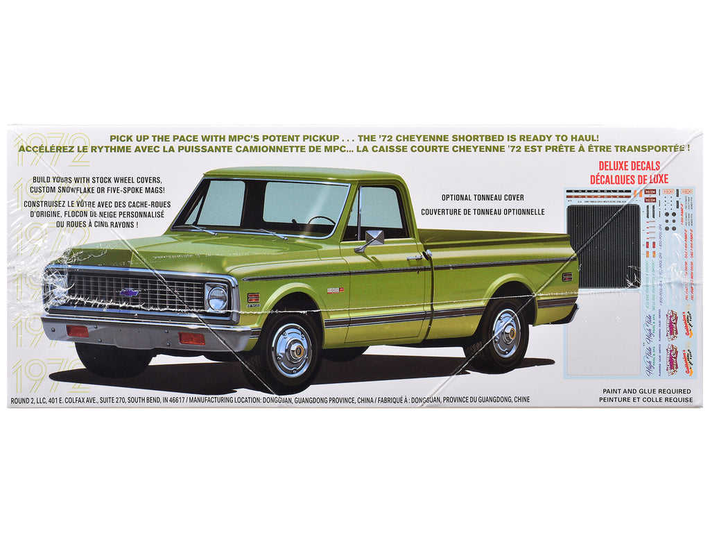Skill 2 Model Kit 1972 Chevrolet C10 Shortbed Pickup Truck 1/25 Scale Model by MPC - image 2
