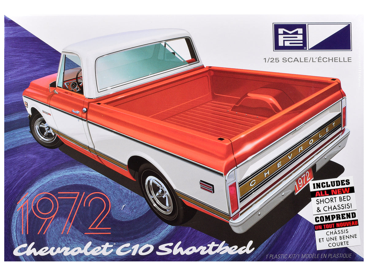Skill 2 Model Kit 1972 Chevrolet C10 Shortbed Pickup Truck 1/25 Scale Model by MPC
